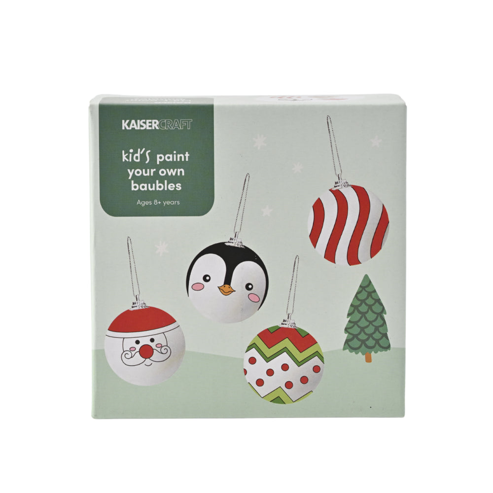 Kids Christmas Create Your Own Baubles - Ornament